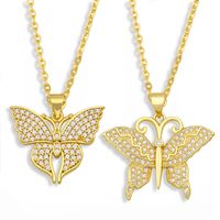 Fashion Butterfly Pendant Necklace main image 2