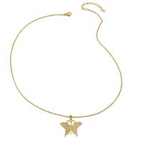 Fashion Butterfly Pendant Necklace main image 5