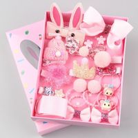 Korean Children's 18 Sets Pink Cute Hairpin main image 1
