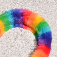 Colorful Plush Broad-brimmed Headband main image 6