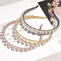 Double-layer Pearl Headband main image 1