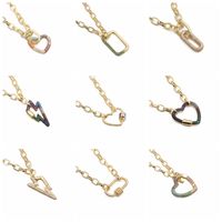 Micro-inlaid Zircon Heart Multi-layer Necklace main image 5