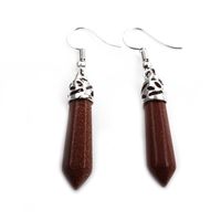 Red Pine Sandstone Earrings main image 6