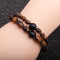 New Irregular Tiger's Eye Stone Bright Stone Men's Bracelet main image 2