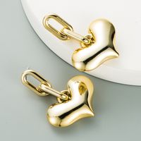 Fashion Heart-shaped Earrings sku image 2