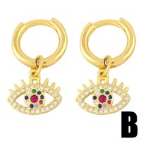 New Creative Fashion Devil's Eye Earrings sku image 2