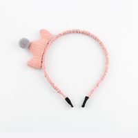 Korean Children's Non-slip Pink Headband sku image 1