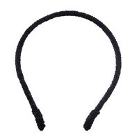 Simple Retro Plush Pure Color Headband sku image 3