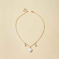 Simple Retro Shaped Pearl Necklace main image 6