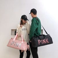 Pink Large Capacity Dry And Wet Separation Travel Bag main image 4