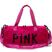 Pink Large Capacity Dry And Wet Separation Travel Bag sku image 5