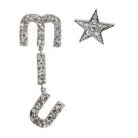 Pendientes De Estrella De Cinco Puntas Con Diamantes De Moda sku image 1