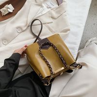 حقيبة أزياء الخريف والشتاء الكورية 2020 عصرية جديدة ، حقيبة المرأة ذات الكتف الواحد ، حقيبة دلو بالغاز الأجنبي main image 6