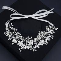 Koreanische Perle Kopfschmuck Handgemachte Blume Hochzeit Stirnband Braut Haarband main image 3