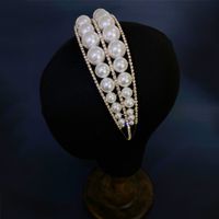 Wide Brim Crown Pearl Headband main image 3