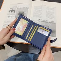 70% Off Short Style Wallet 2020 New Embroidered Student Wallet Short Folding Ladies Multifunctional Card Holder Wholesale main image 6