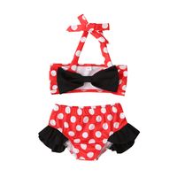 Children Red Fashion Split Swimsuit main image 6