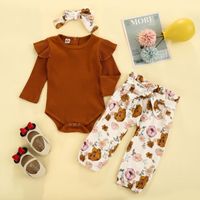 Children's Printed Long-sleeved Clothes Two-piece main image 1