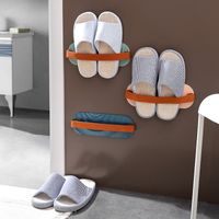 Bathroom Wall-mounted Paste Slippers Rack main image 1