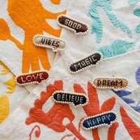 Bohemian Ethnic Style Miyuki Rice Beads Hand-woven Wild Love Letter Beaded Bracelet main image 2