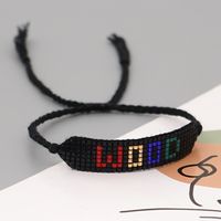Hip Hop Women's Miyuki Rice Beads Hand-woven Beaded Punk Style Bracelet main image 1