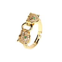 Micro-inlaid Zircon Open Ring main image 1