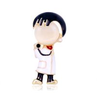 Boy Pattern Cartoon Alloy Brooch main image 1