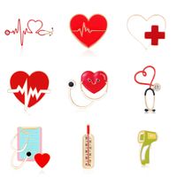 Medical Series Ecg Brooch main image 1