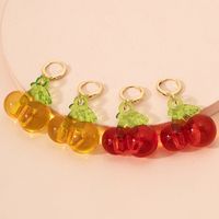 Retro Fruit Cherry Earrings main image 5