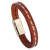 New Fashion Creative Retro Hip-hop Leather Bracelet main image 5