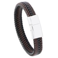 New Simple Braided Leather Bracelet main image 5