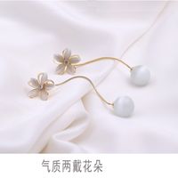 Two Wear Flower Opal Earrings main image 4