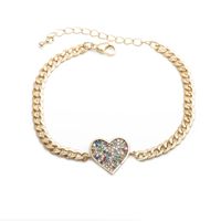 Color Zirconium Heart Bracelet main image 2