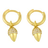 Creative Micro-inlaid Zircon Simple Fashion Wild Earrings sku image 2