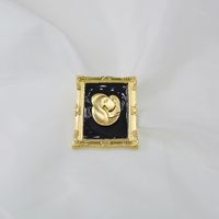 Retro Picture Frame Oil Painting Brooch sku image 8