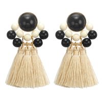 Exaggerated Alloy Fringed Resin Earrings Earrings Popular Jewelry sku image 2