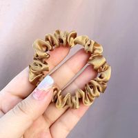 Unisex Simple Style Commute Solid Color Cloth Hair Tie sku image 2
