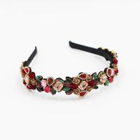 New Fashion Korean Flower Metal Rose Headband main image 3