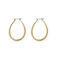 Boucles D&#39;oreilles Simples Ovales En Cuivre main image 6