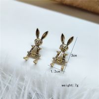 Rabbit Retro Earrings main image 3