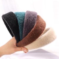 New Woolen Fabric Fabric Wide-brimmed Headband main image 2