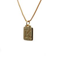 New Copper Letter Necklace sku image 11