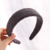 New Woolen Fabric Fabric Wide-brimmed Headband sku image 1