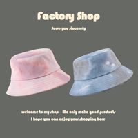 Sombrero De Pescador Con Efecto Tie-dye Salvaje De Moda Coreana main image 4