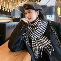 Korean Wild Student Long Section Warm Thick Fashion Scarf main image 1