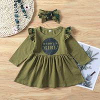 Baby Green Long Sleeve Dress main image 1