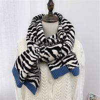 Double-sided Woolen Knitted Scarf sku image 3