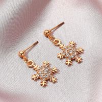 New Christmas Snowflake Earrings main image 5