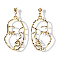 Angel Face Alloy Earrings main image 1