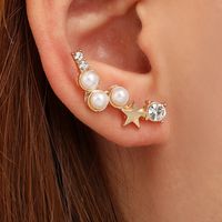 Boucles D&#39;oreilles Diamant Perles De Mode main image 4